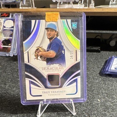 Panini 2026 Immaculate Collection Trey Yesavage Blue Jays RC Mem 18/25