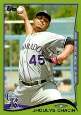 2014 Topps #69 Jhoulys Chacin Green