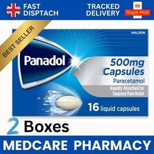 Panadol CAPSULES | Soft CAPSULES - Paracetamol 500mg | 32 Liquid Capsules