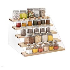 Spice Rack Organizer for Countertop - Eco Friendly Seasoning Organizer 5 Tier