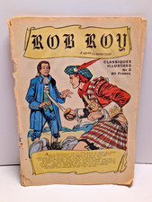 Rob Roy Classiques Illustrés No 8 French Comic Sir Walter Scott Vintage