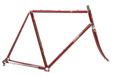 Cinelli Supercorsa Frameset 58cm C-C Bordeaux Columbus SPX Rim Italy NEW NOS