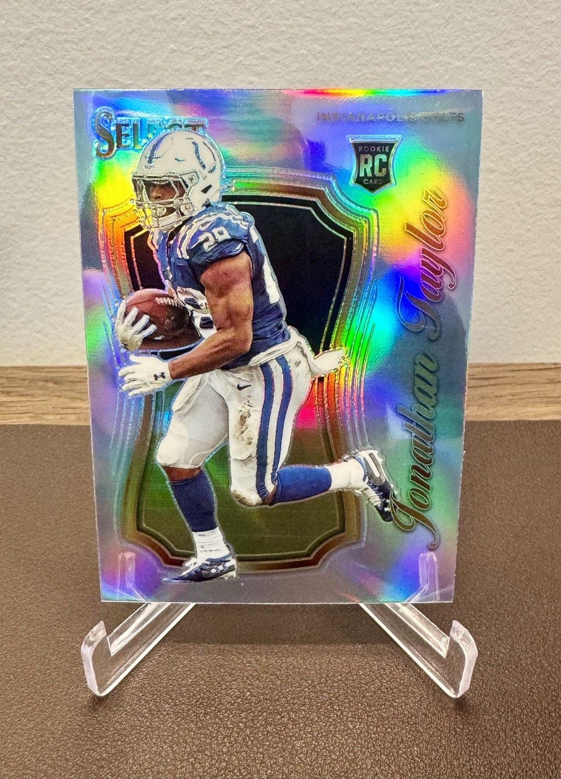 2020 Select JONATHAN TAYLOR Certified Rookie SILVER PRIZM HOLO #SCR-16 Colts RC