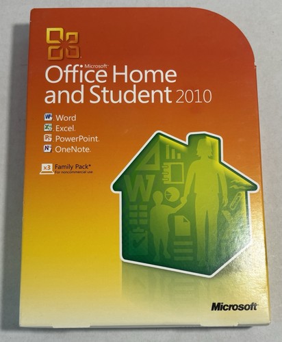 Microsoft Office 2010 Home and Student USED GREAT SHAPE with Product Key READ