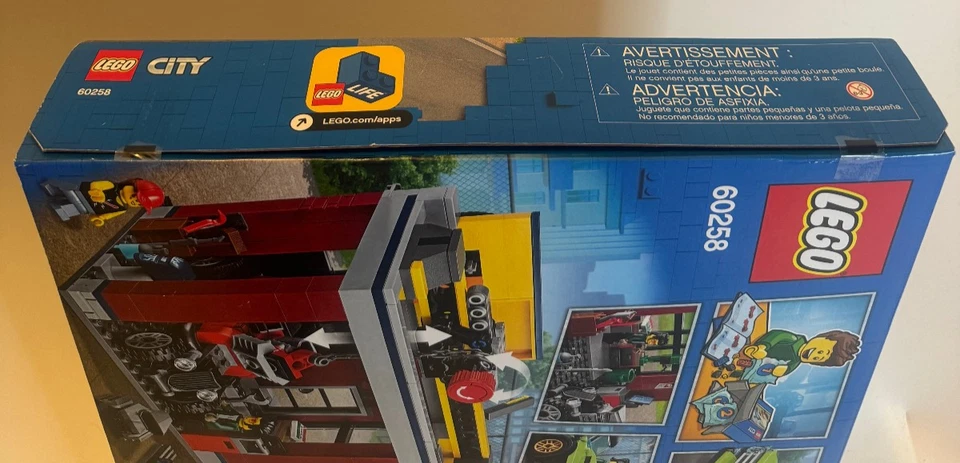 NEW LEGO CITY SET 60258 TUNING WORKSHOP HOT ROD SHOP USED CAR LOT BULLDOG TUNER - Image 3 of 4