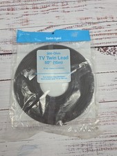 Radio Shack 300-Ohm TV Twin-Lead Cable 50 Ft (15m) 22 Gauge Copper Conductor