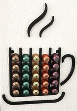 Capsule Pod Holder Cappuccino Coffee Cup Decorative Art for Nespresso Original