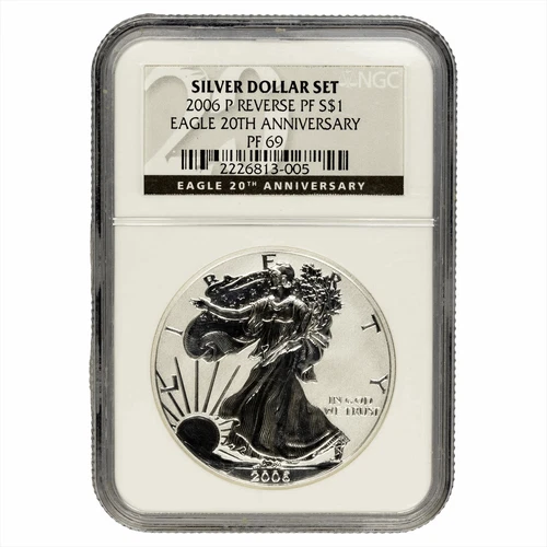 2006P Proof American Silver Eagle $1 NGC PF 69