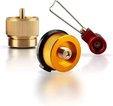 Camping Stove Burners Gas Refill Adapters EN417 Lindal Valve Canister Shifter Ba