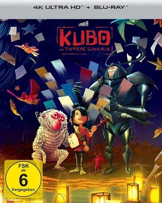 Kubo - Der tapfere Samurai - 4K Ultra HD - Steelbook # UHD+BLU-RAY-NEU