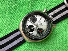 CITIZEN Bullhead Automatic Chronograph Project Watch -Service, Runs JAPAN