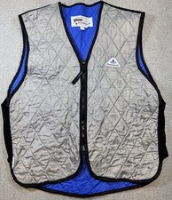 HyperKewl Cooling Vest L Gray TechNiche 6529 Evaporative Sport Stay Cool USA