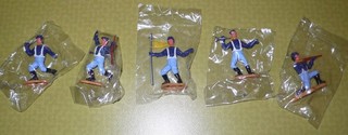 Timpo Toys Wild West 5 Soldaten Nordstaaten in OVP Blister