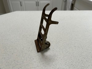ANTIQUE CAST METAL TOY HAND TRUCK nice condition