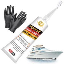 Marine Adhesive Sealant, Permanent Marine Silicone Sealant, Waterproof, High Bon