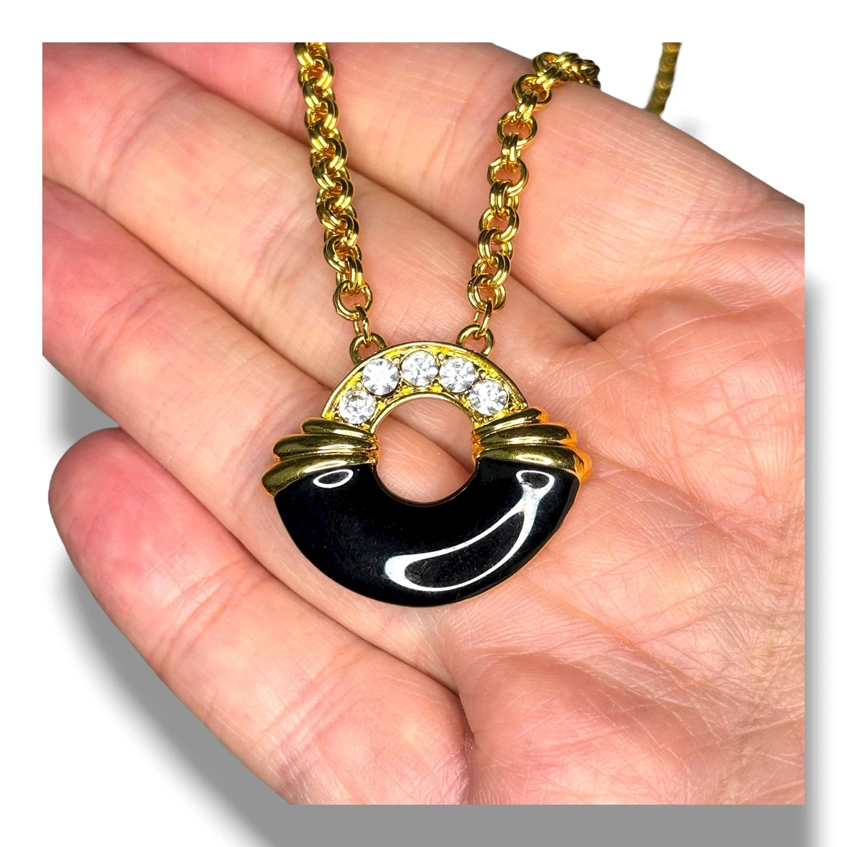 Monet Black Fashion Necklaces & Pendants for sale | eBay