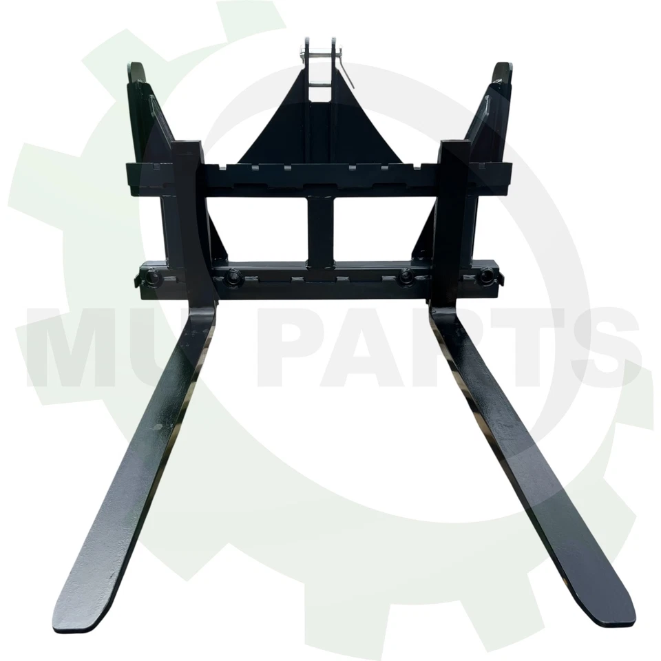 Palettengabel Euroaufnahme Dreipunkt Kat.1+2 Frontlader Palettengabelträger 2t - Bild 3 von 4