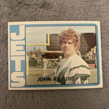 1972 Topps - #13 John Riggins (RC) Jets HOF