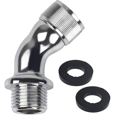 45 Degree Elbow Adapter for Shower Head 45°Angle Male to Female 1-PACK