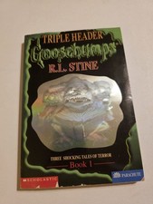GOOSEBUMPS Triple Header Book #1 - Vintage Hologram 1st Printing (1997) RL Stine