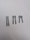 Vtg 90s Barbie Flatware Silverware Pieces Silver Plastic Knives Forks Spoons