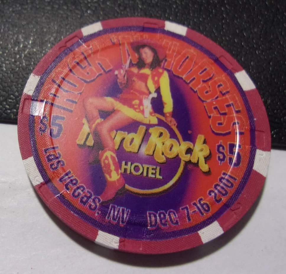 25+ Hard Rock Chip In Collectible Individual $5 Casino Chips for