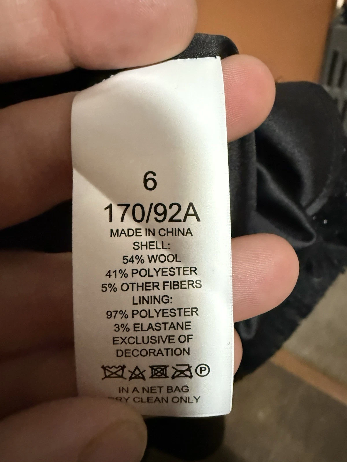 Abito nero scintillante KATE SPADE taglia 6 senza maniche frange misto lana