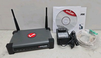 Intellinet 150N 4-Port Wireless Router Guest Gate MKII 524445 See Pictures