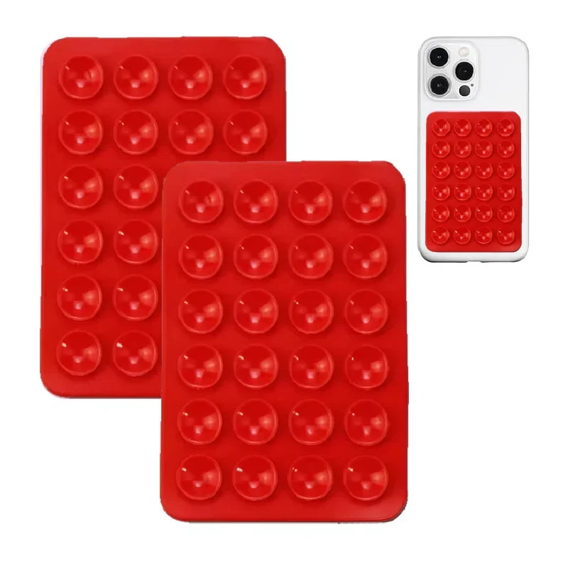 Funda adhesiva de silicona para teléfono con succión Foto 3 de 4