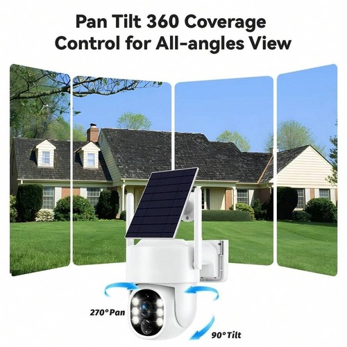 4G LTE Solar Security Camera, No WiFi Outdoor 2K Camera with Night Vision - Picture 30 of 34