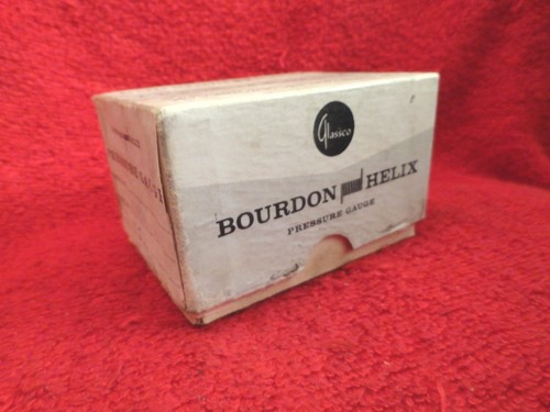 BOURDON HELIX PRESSURE GAUGE MODEL 62024 NEW SURPLUS IN BOX - Picture 3 of 9