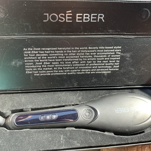 Jose Eber Digital Straightening Brush - Ergonomic - Black - 110VAC With Box EUC - Picture 3 of 4