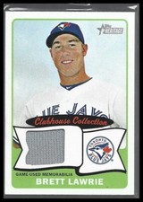 Brett Lawrie 2014 Topps Heritage #CCR-BL Clubhouse Collection Relics Blue Jays