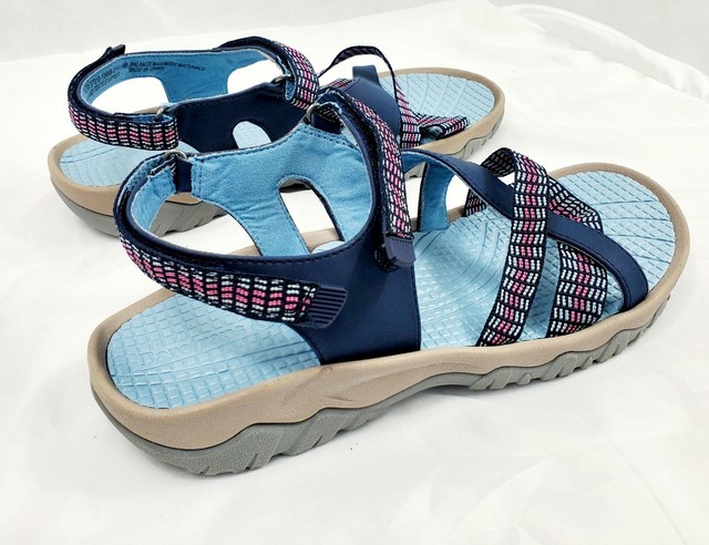 baretraps blue sandals