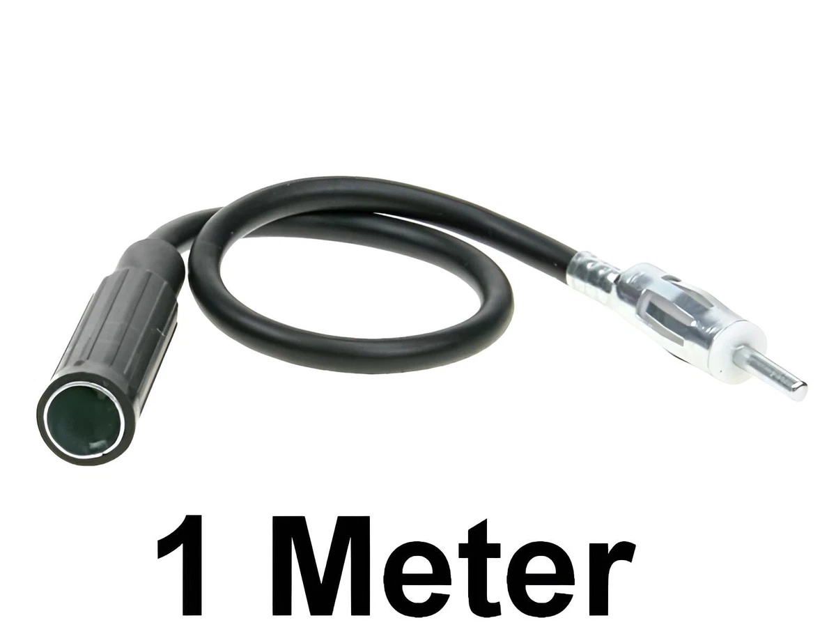 Antennenverlängerungskabel 6m - DIN Adapter Für Auto Radio, Passend Für BMW & Andere Marken