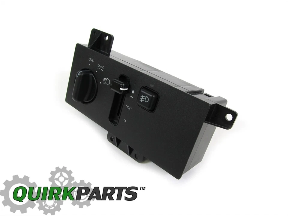 INTERRUPTOR DE FAROS JEEP WRANGLER GRAND CHEROKEE CON FAROS ANTINIEBLA GENUINO MOPAR OEM NUEVO Foto 2 de 4