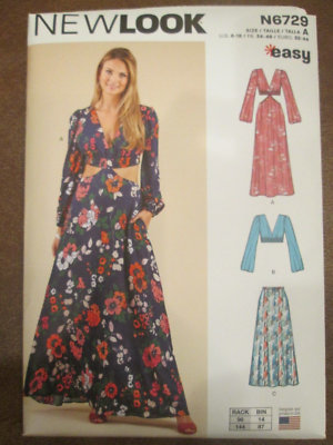 simplicity long sleeve dress pattern Simplicity Sewing Pattern S9640 Misses' Dolman Sleeve Dresses
