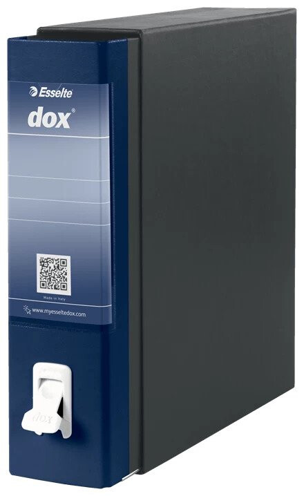 Dox 1 Raccoglitore Ad Anelli A4 Nero, Blu Esselte D26104