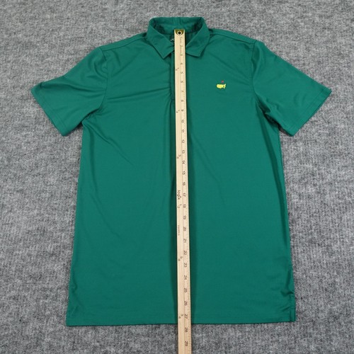 Masters Kids Polo Shirt Boys XL 12-14 Green Augusta Logo Golf Performance Youth - Picture 5 of 8