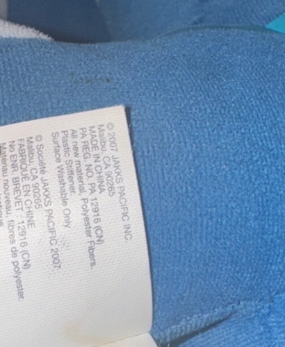 Pokemon Dialga Plush Figure 16" Large Plush 2007 Jakks Pacific Inc. 22" Long - Picture 5 of 5