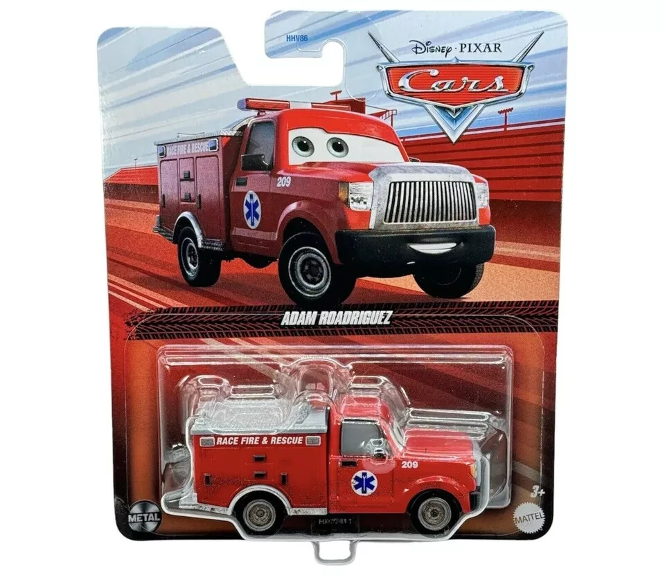 DISNEY PIXAR CARS On The Road ADAM RODRIGUEZ Fire Rescue 2023 NEW
