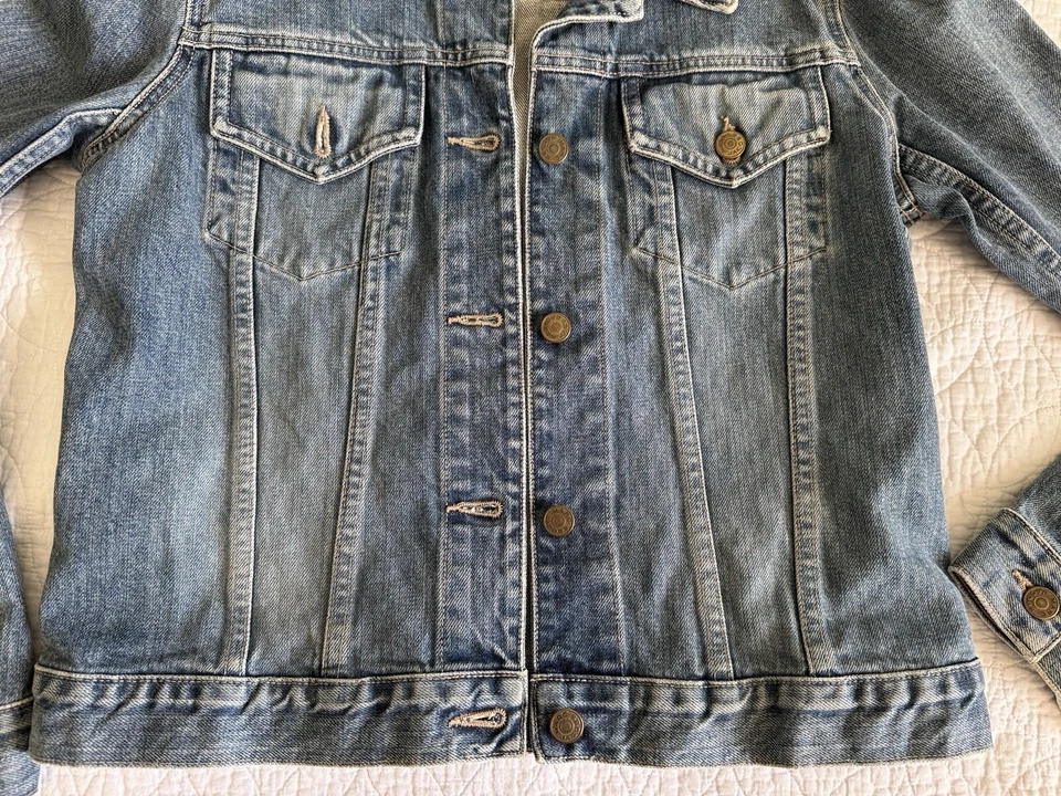 Rare Marc Jacobs Jean Jacket Denim graffiti doodles women medium early 2000s y2k - Image 3 of 4
