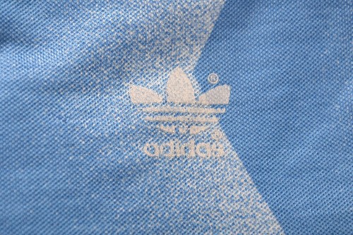VINTAGE ADIDAS 1986/1988 BLAU FUSSBALL JACKE TRIKOT GR. M #7 - Bild 3 von 10