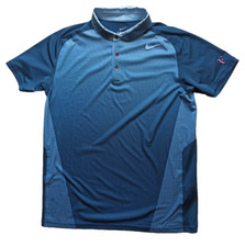 Nike Roger Federer 2013 US Open Night Session Polo Maglietta Tennis RF L