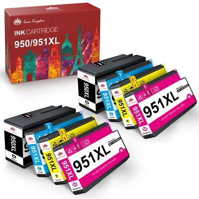 950XL 951XL Ink Cartridge for HP Officejet Pro 8100 8615 8620 8625 8640 8600 Lot