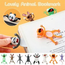 3D Bookmarks Ocean Series Cartoon Animal Style Book Markers School Supplies
