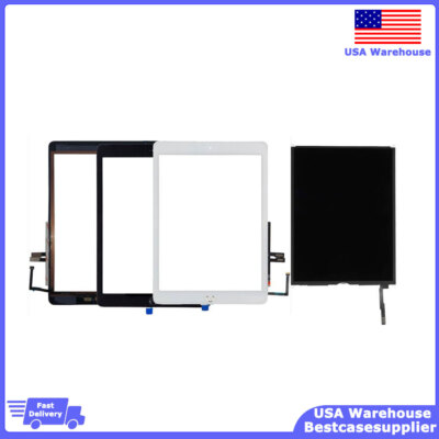 For iPad 6 6th Gen 2018 A1954 A1893 Touch Screen / LCD Display Home Button Lot