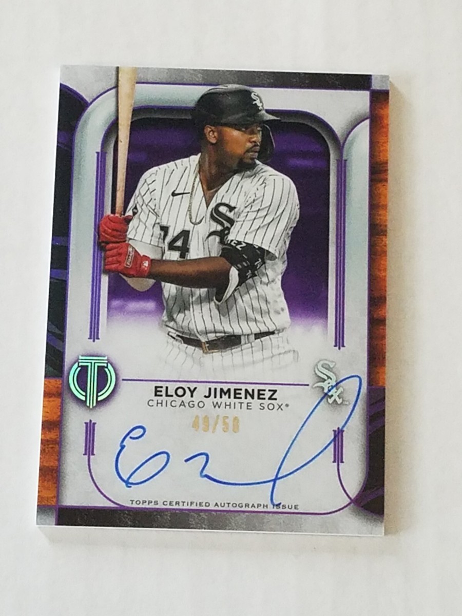 TOPPS MLBカード TIER ONE ELOY JIMENEZ CHICAGO WHITE SOX 10/25 #BOA-EJ 送料無料 中古 IT1 TOPPS MLBカード TIER ONE ELOY JIMENEZ CHICAGO WHITE SOX 10