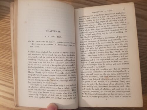 1844 A MEMOIR OF THE REV HENRY MARTYN BY SARGENT 1 PLATE MISSIONARY INDIA PERSIA - Picture 7 of 10