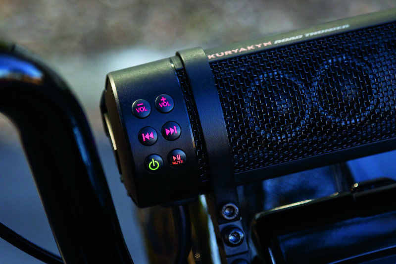 Kuryakyn Road Thunder Sound Bar Plus - Black FOR Motorcycle ATV